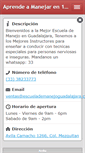 Mobile Screenshot of escuelademanejoguadalajara.com